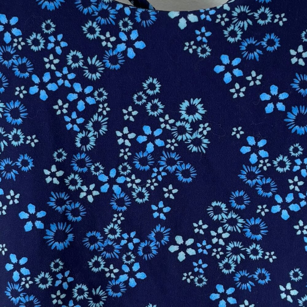 EUC Blue Floral All in Motion Cropped Tank for Girls - Size Lg Girl (10/12) - Picture 2 of 6